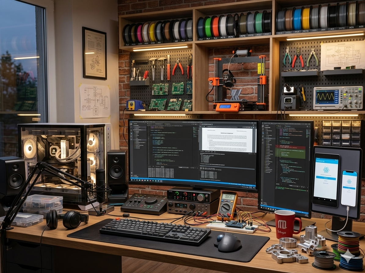 Creative workspace setup
